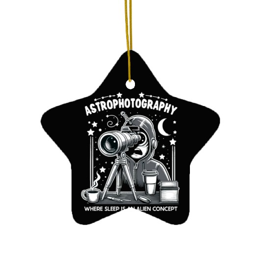 Astrophotography Astronomy Space Camera Star Watch Ceramic Ornaments