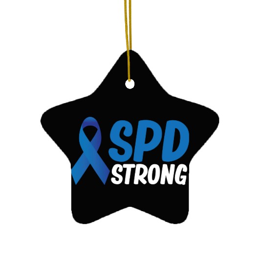SPD Strong Awareness Disorder Toddler Autism Adhd Ceramic Ornaments