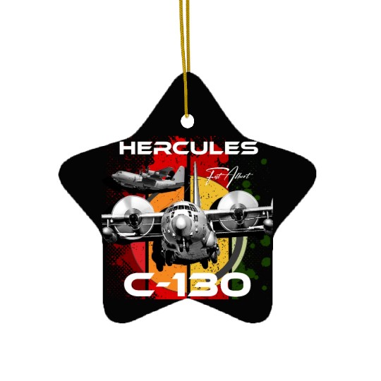 C-130 Hercules Military Aircraft Ceramic Ornaments