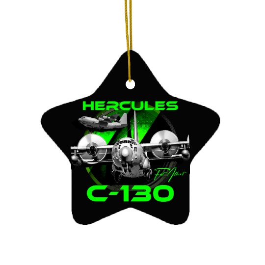 C-130 Hercules Military Aircraft Ceramic Ornaments