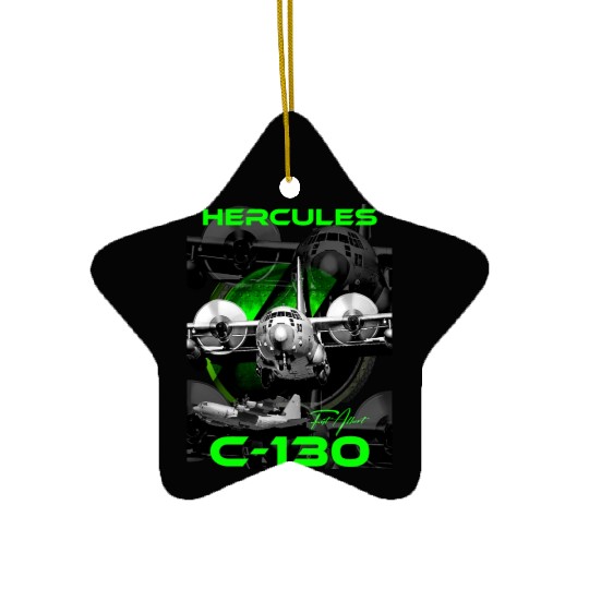 C-130 Hercules Military Aircraft Ceramic Ornaments