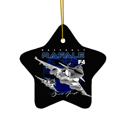 Dassault Rafale F4 French Fighterjet Aircraft Ceramic Ornaments