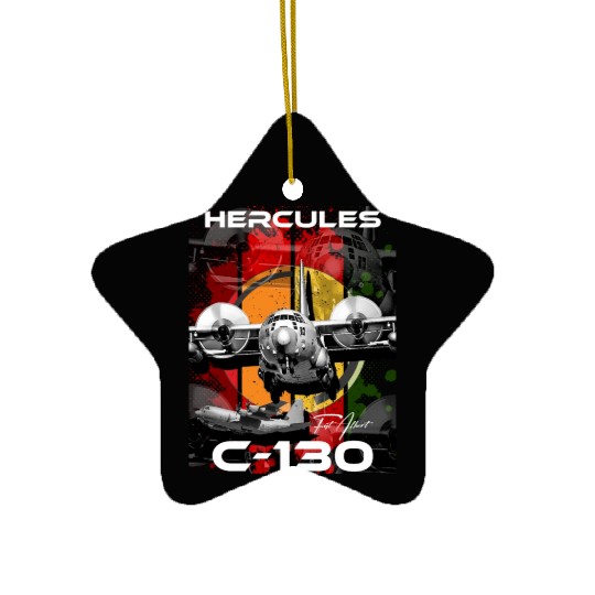 C-130 Hercules Military Aircraft Ceramic Ornaments