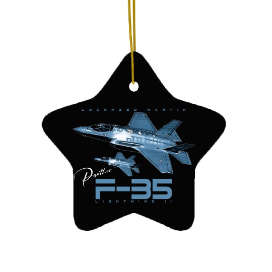 Lockheed Martin F-35 Lightning II Ceramic Ornaments