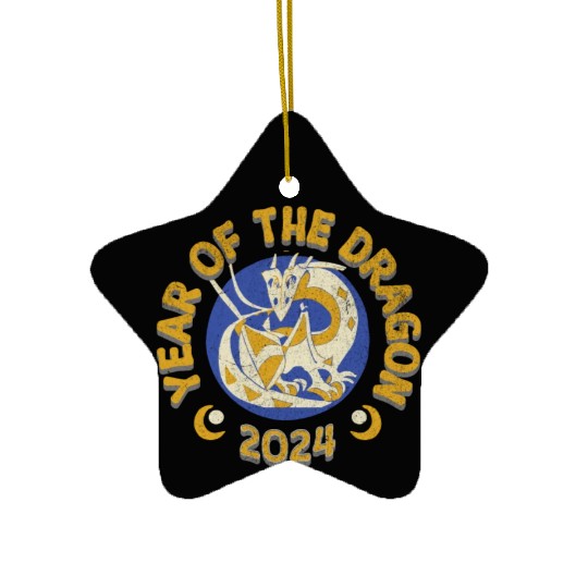 2024: Year of the Dragon Ceramic Ornaments