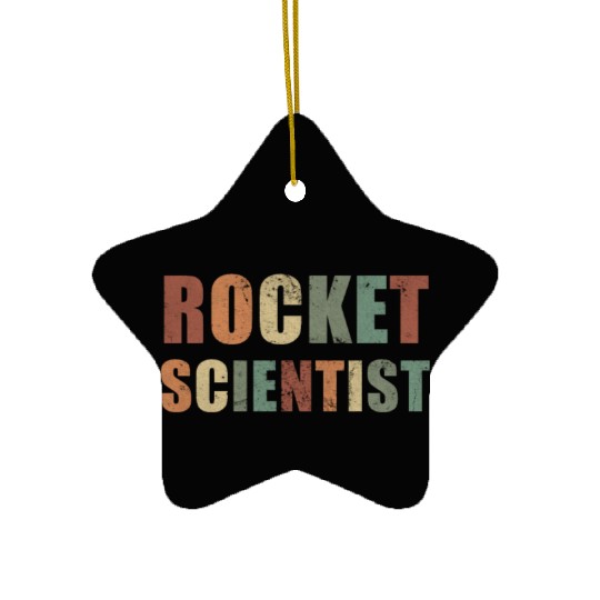 Rocket Scientist Aerospace Engineer Spaceship Ceramic Ornaments