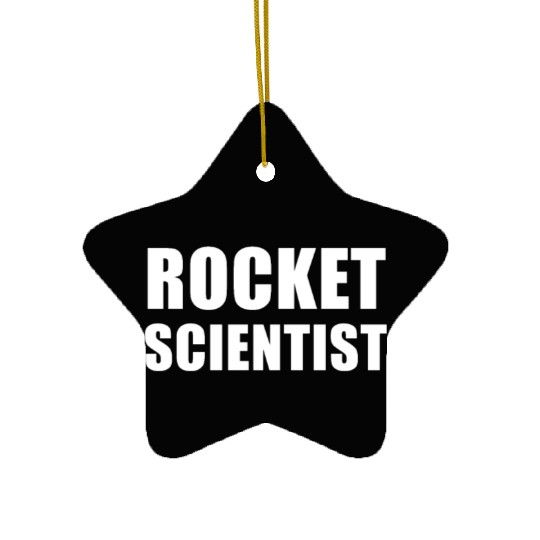 Rocket Scientist Ceramic Ornaments