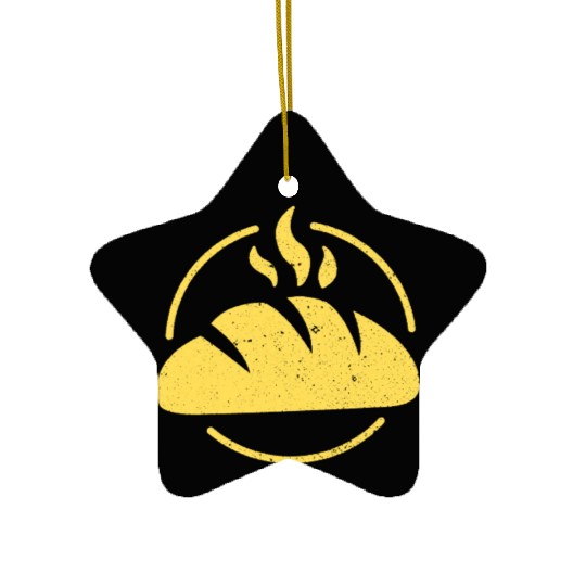 Bread I Love You Dough Much Ceramic Ornaments