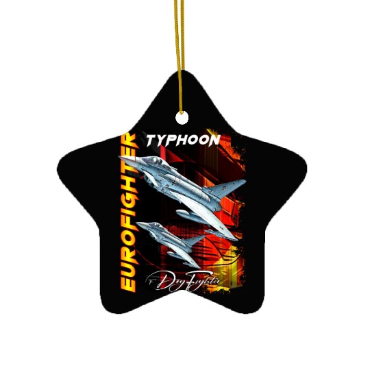 Eurofighter Typhoonn Multirole fighter Jet Ceramic Ornaments