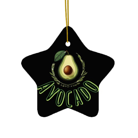 Avocado Ceramic Ornaments