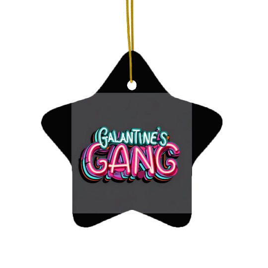 GALENTINE'S Gang Ceramic Ornaments