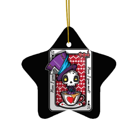 Mad Hatter Ceramic Ornaments