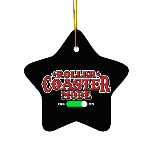 Roller Coaster Lover Ceramic Ornaments
