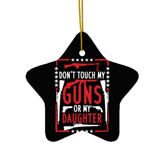 Guns 2nd Amendment Second Amendment Pro Gun Lover Ceramic Ornaments