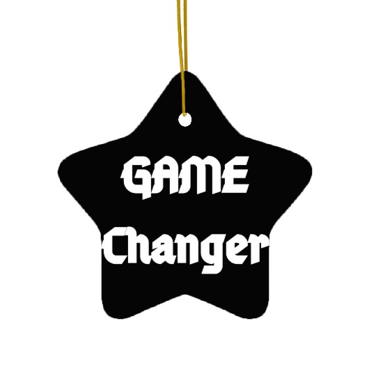 The Game Changer - The Champion is You Ceramic Ornaments
