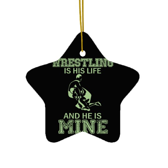 Wrestling Mom Passion Is Gift Mine Ceramic Ornaments