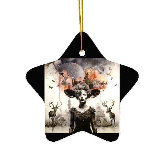 Lets go Bambi Ceramic Ornaments
