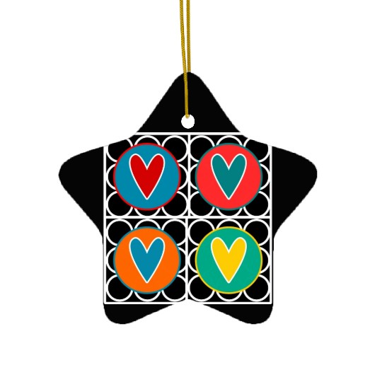 HEART. COUPLE. JUST MARRIED. Bachelorette party. VALENTINE'S DAY. Ceramic Ornaments