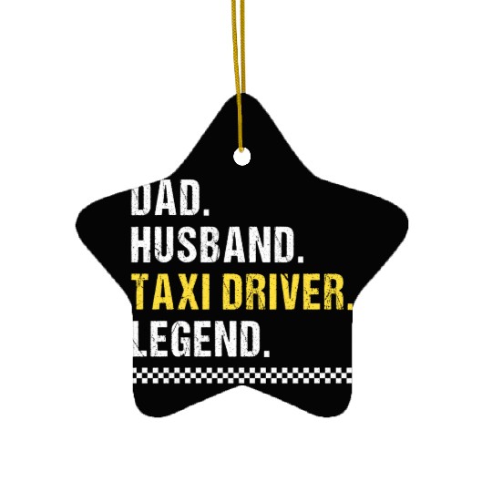 Dad Taxi Driver Ceramic Ornaments