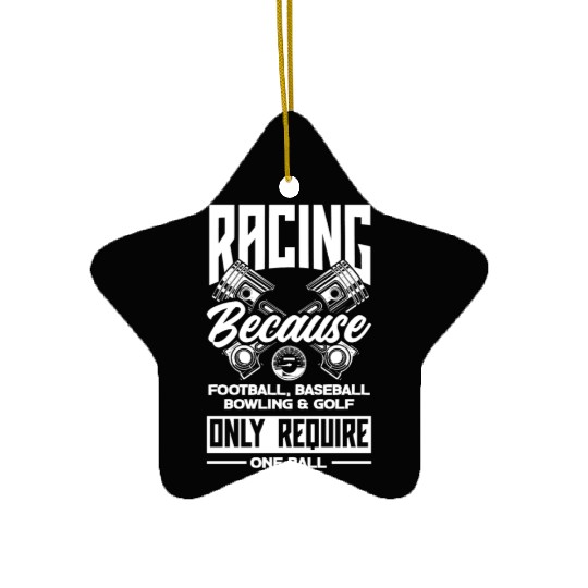 Funny Drag Race Drag Racing Gift Ceramic Ornaments