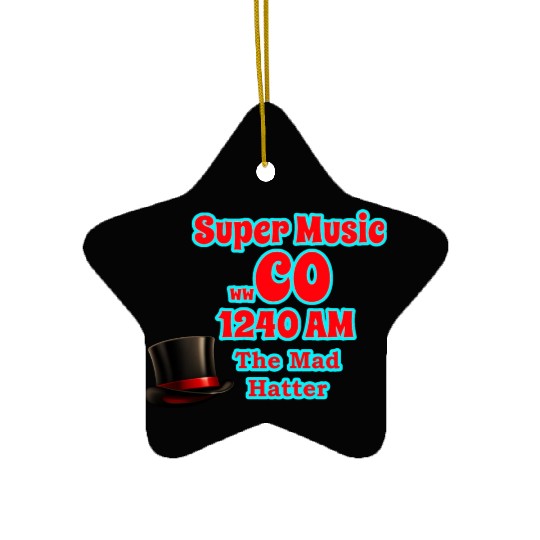 WWCO The Mad Hatter Ceramic Ornaments