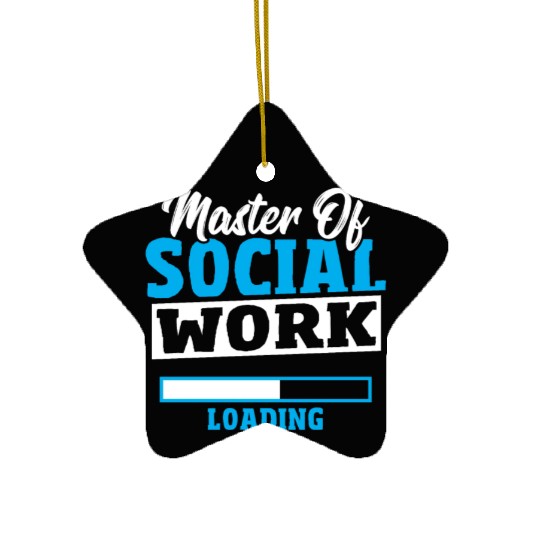 Caseworker Political Science Social Worker Ceramic Ornaments