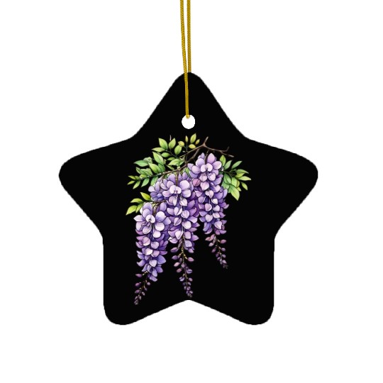 Lilac Ceramic Ornaments
