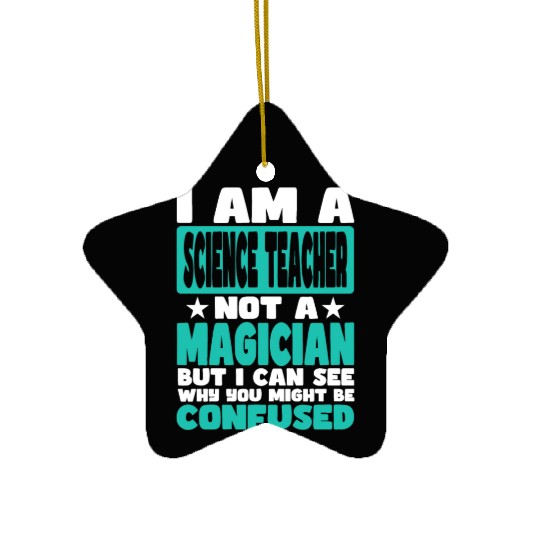 Science Teacher Ceramic Ornaments