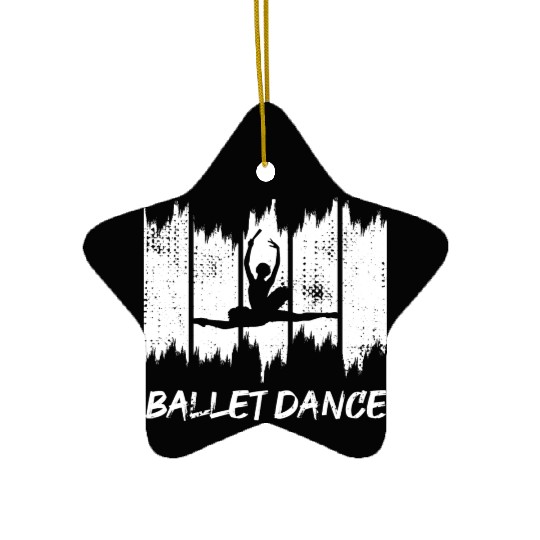 Funny Ballet Dancer Ceramic Ornaments