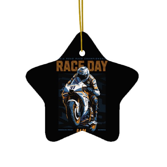 Race Day Ceramic Ornaments