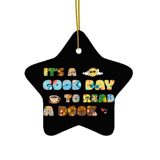 Book Lover Women's day Ceramic Ornaments