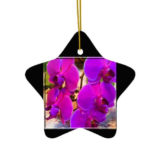 Orchid 4 Ceramic Ornaments