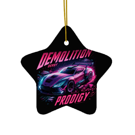 Demo Derby Demolition Derby Demolition Derby Lover Ceramic Ornaments