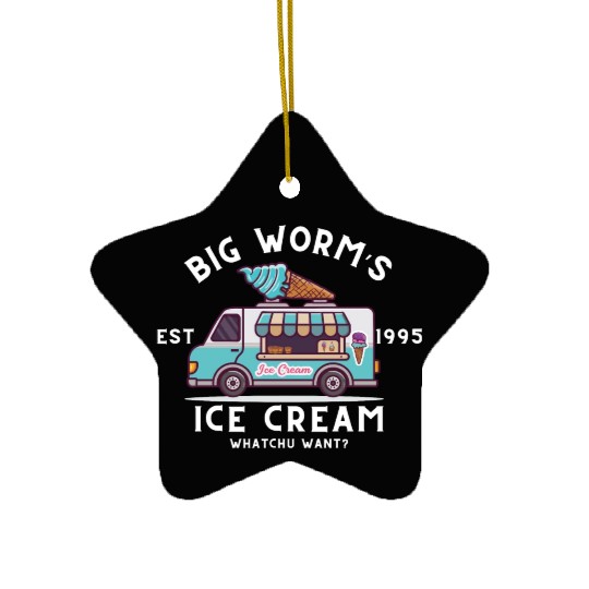 Ice cream van Ceramic Ornaments