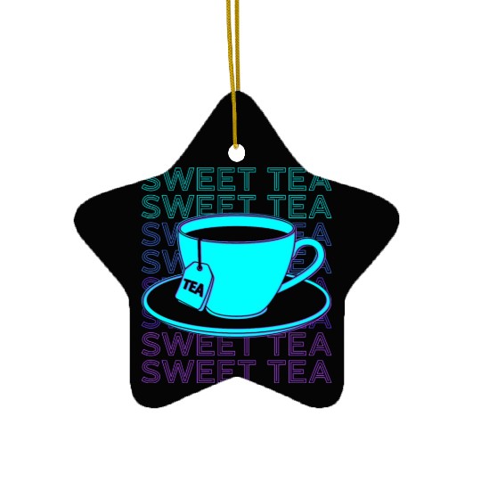Sweet Tea Retro Ceramic Ornaments