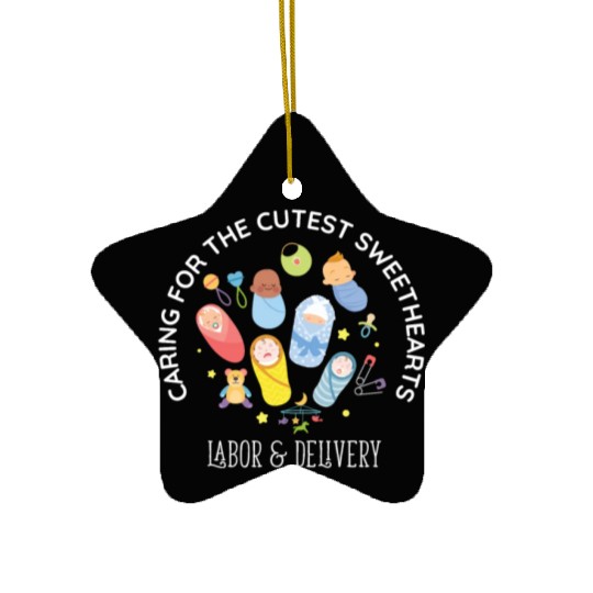 Caring For Cutest Sweethearts NICU Labor And Ceramic Ornaments