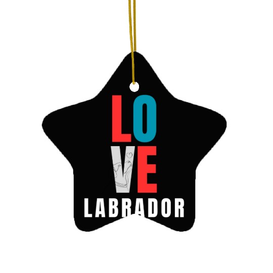 Labrador Love | Dog Lover Ceramic Ornaments