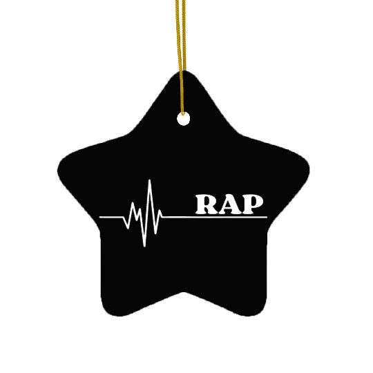 RAP OG RAPPER MUSIC LOVER Ceramic Ornaments