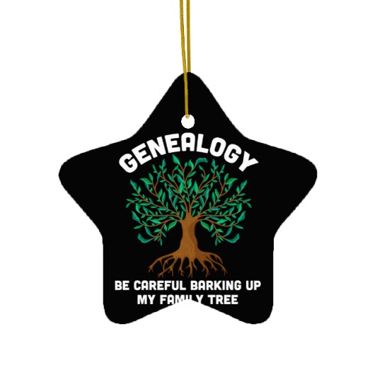 Family Genealogist Ancestry Lineage Genealogy Ceramic Ornaments