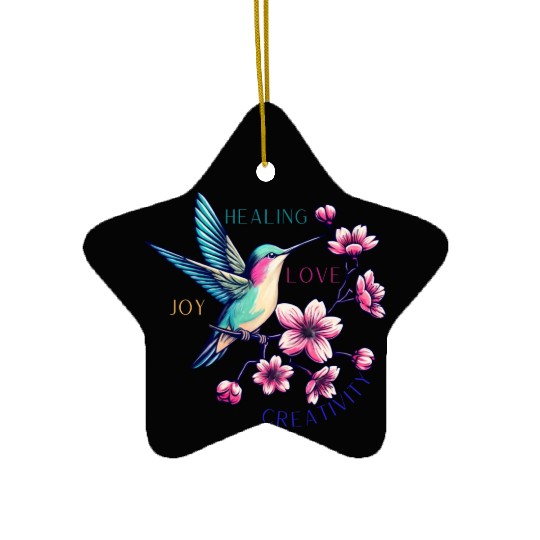 Hummingbird Ceramic Ornaments