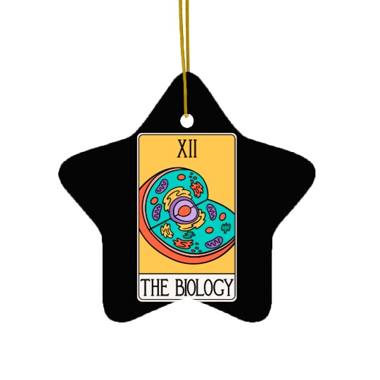 The Biology - Tarot Card Ceramic Ornaments