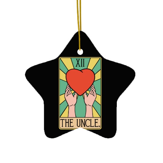 The Uncle Tarot Card Ceramic Ornaments