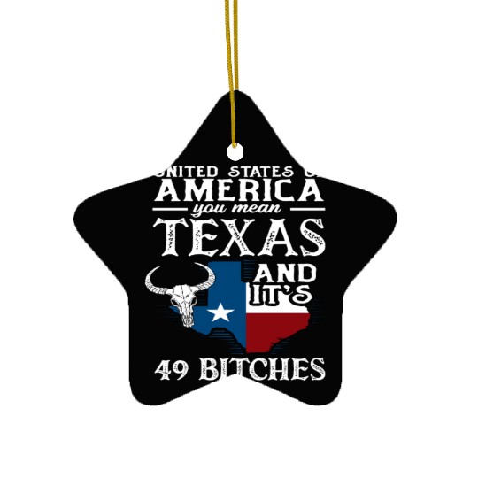 Texas Origin Ceramic Ornaments