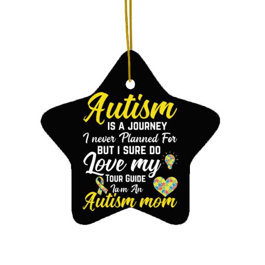 Autism Mom Journey: Love Tour Ceramic Ornaments