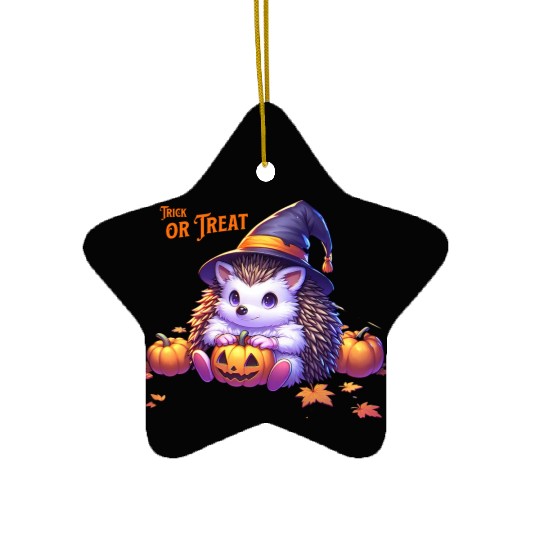 Trick or Treat Ceramic Ornaments