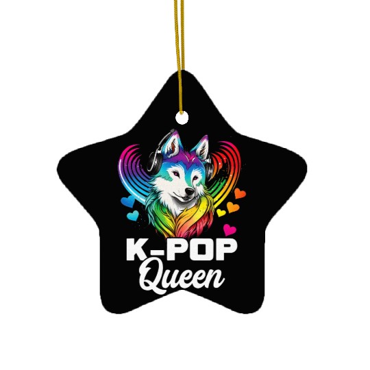 Kpop Queen Bias Wolf Korean Pop Merch Kpop Ceramic Ornaments