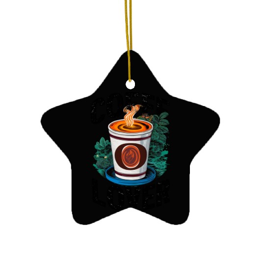 Coffee Lover Ceramic Ornaments