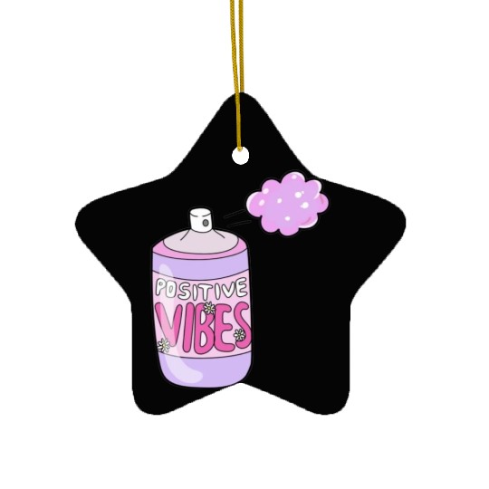 stay positive,stay cool Ceramic Ornaments