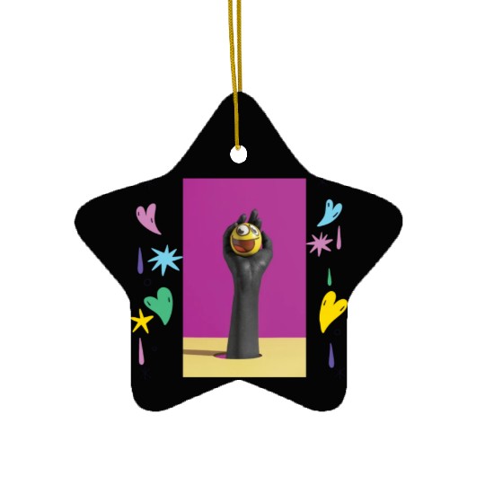 Creative and Humorous Illustration Design Ceramic Ornaments