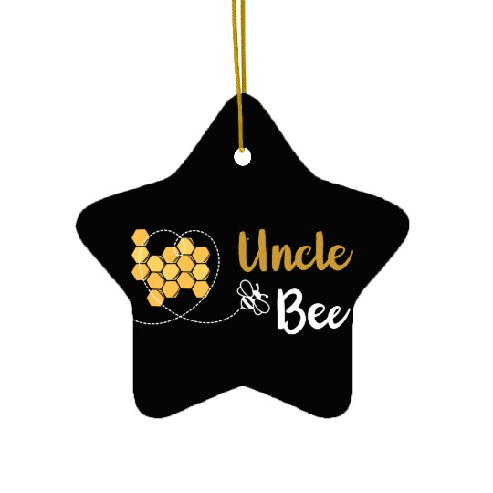Uncle Of The Bee 1st Birthday Outfit First bee day Ceramic Ornaments